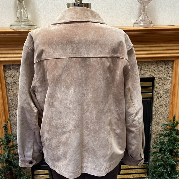 Norm Thompson Mens Tan Suede Jacket - Picture 4 of 15